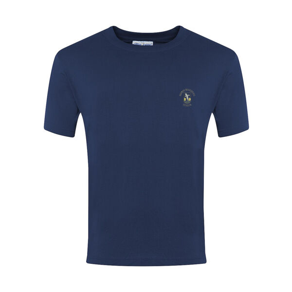 Burton Bradstock Navy PE T-Shirt  Thumbnail
